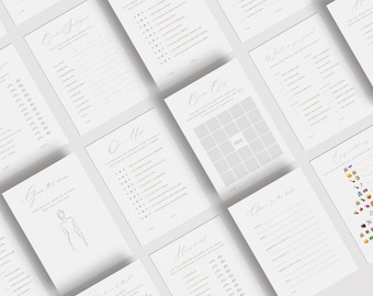 Classic Minimalist Bridal Shower Games, Printable Bridal Shower Games, Simple Wedding Shower Games, Editable Bridal Party Games, Bride/Groom