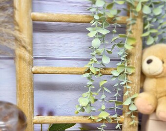 Mini Wooden Decorative Ladder, Rustic Farmhouse Home Decor