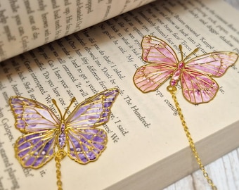 Butterfly Metal Bookmark, Book Lovers gift, Vintage style Bookmark, Aesthetic Bookmark, Friends Gift, Teacher Gift, Birthday Gift