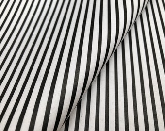 Black & White Stripe Tissue Paper - Luxury Gift Wrapping, Scrapbooking (x5)