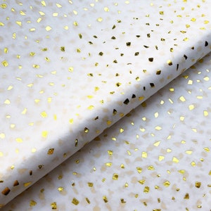 Luxury Flecked White & Gold Foiled Tissue Paper Sheets x5