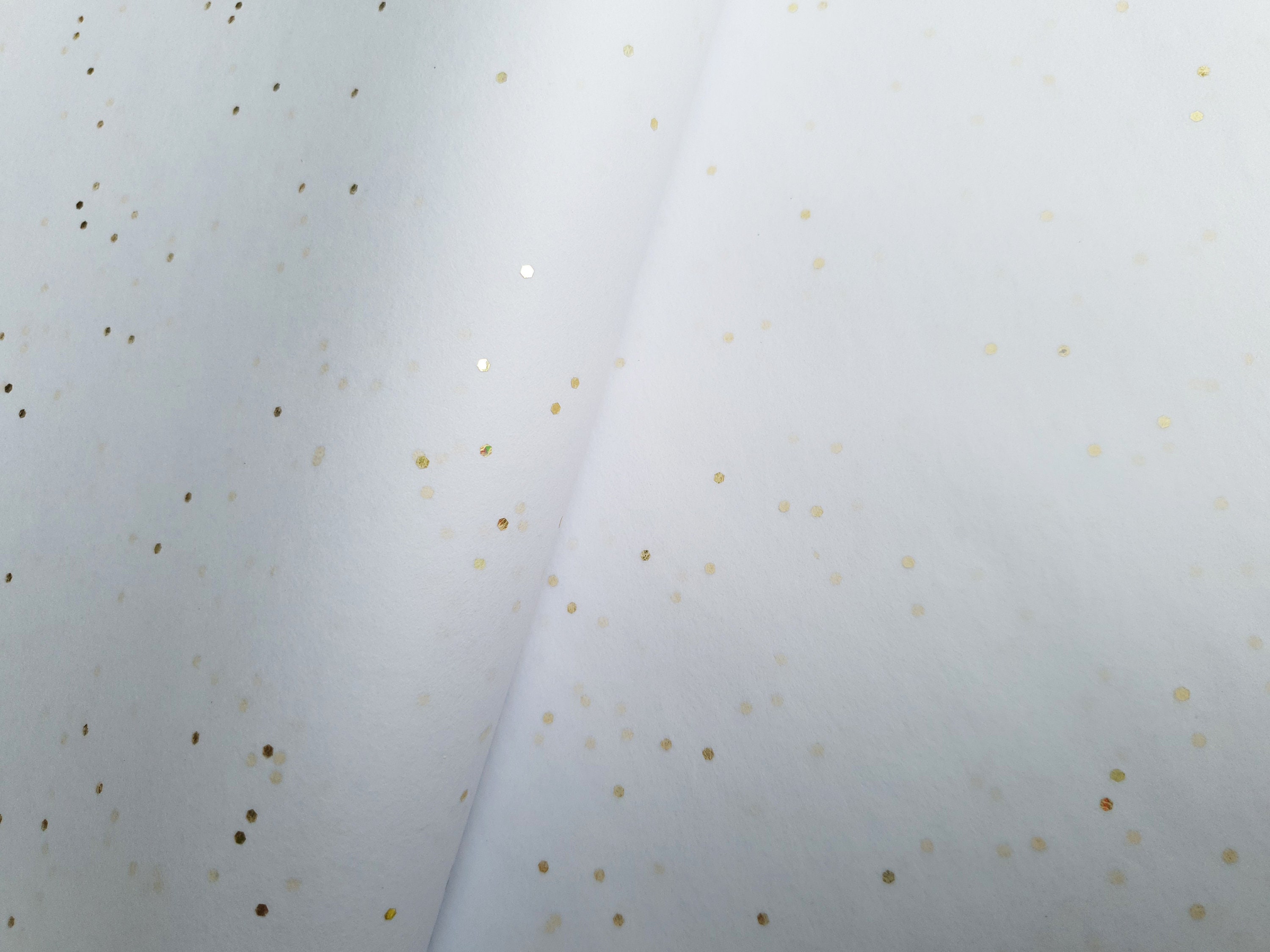 Sparkly Gold Glitter on White Tissue Paper Sheets Gift Wrap Wrapping 30x20  / 750x500mm 