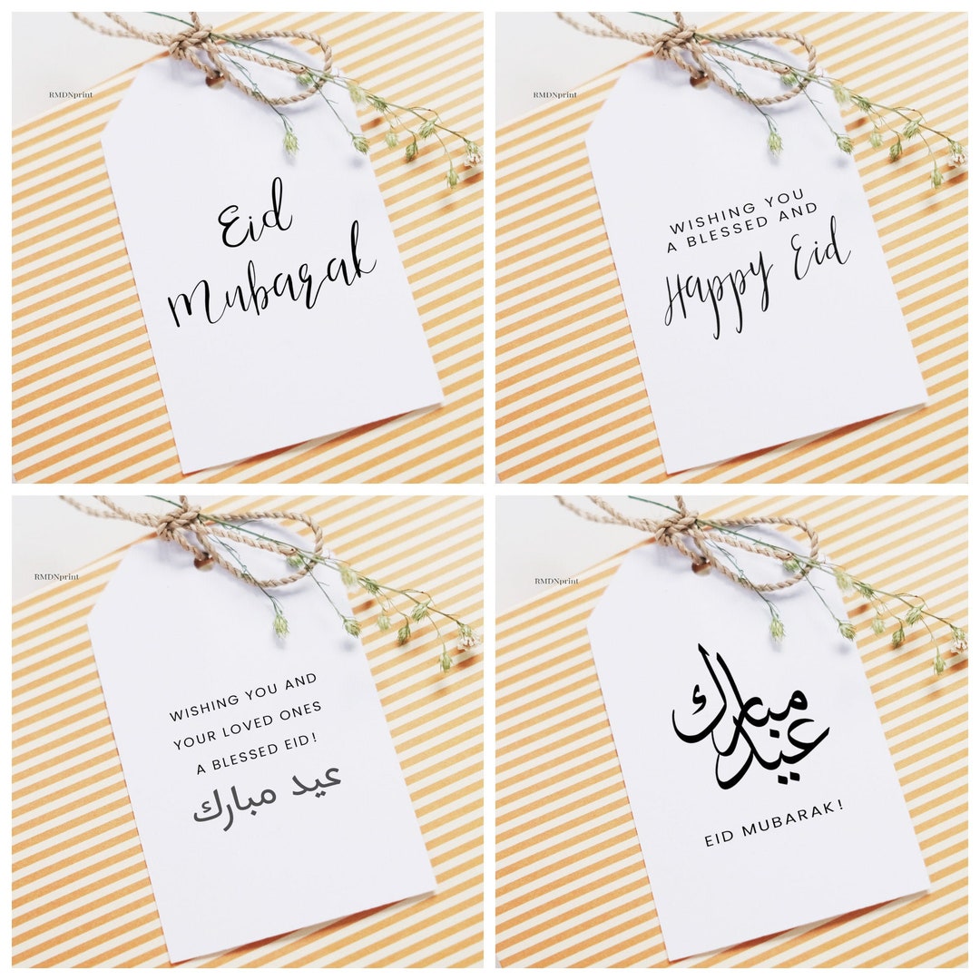 4x Eid Gift Tags Printable 2 X 3.5, Eid Mubarak Gifts Tag Set Eid Ul Fitr Adha Ramadan Decoration Decor Banner Islam Arabic Labels Kids - Etsy 4x-eid-gift-tags-printable-2-x-3-5-eid-mubarak-gifts-tag-set-eid-ul-fitr-adha-ramadan-decoration-decor-banner-islam-arabic-labels-kids-etsy