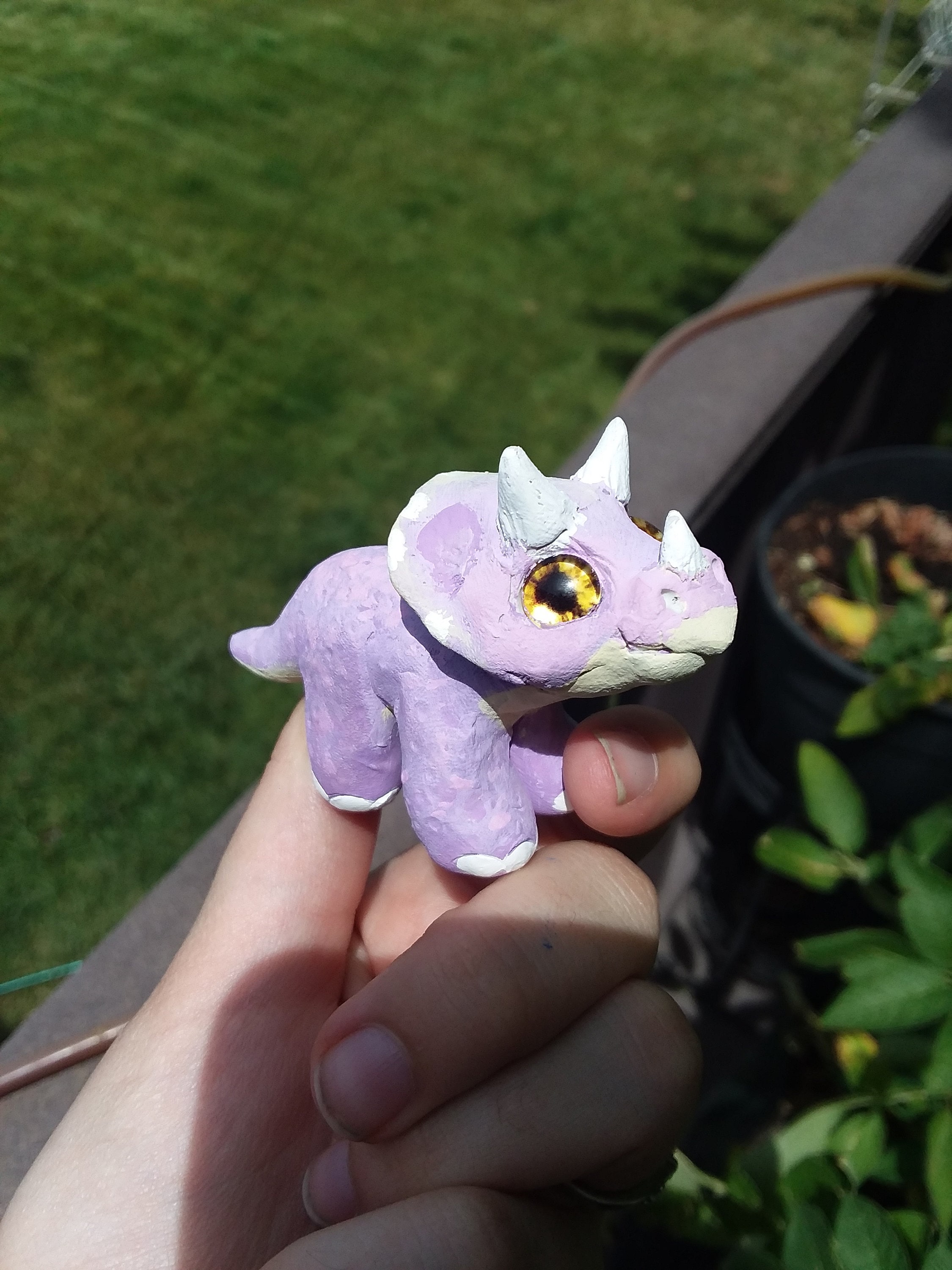 triceratops clay