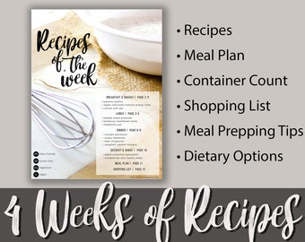 4 semaines de recettes