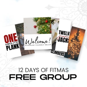 12 Days fo Fitmas -Free Group with BONUS!