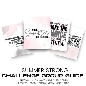 Summer Strong - Challenge Group Bundle - 4 Weeks