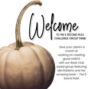 5 Second Rule Challenge Group Bundle - November Edition - 5 Weeks