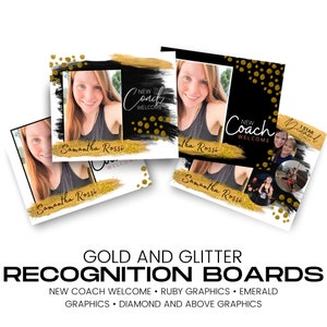Gold and Glitter Recognition Graphics