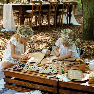 Kinderbeschäftigung Set für die Hochzeit mit Spielkarten / Schiffe versenken / Labyrinth / Wörtersuche /Tic Tac Toe Bild 4