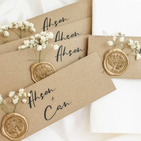 Kraft Napkins Etsy