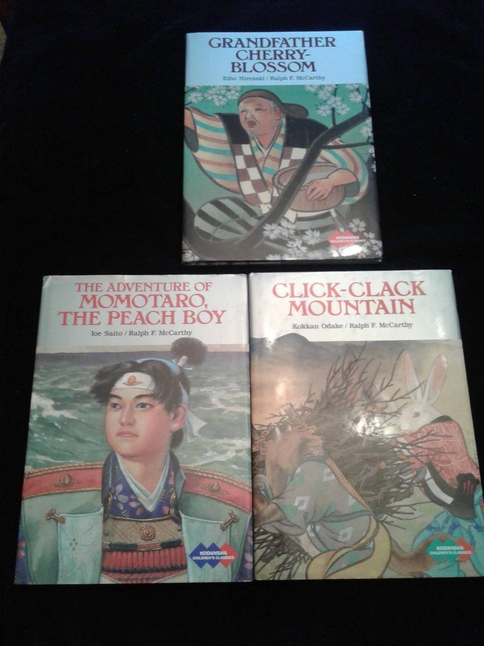 3 New 1990s Japanese Folktales Momotaro The Peach Boy Etsy