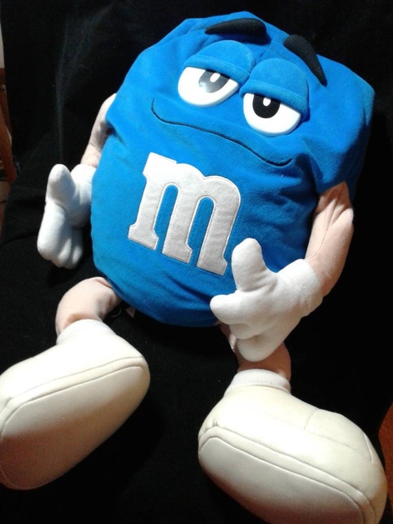 m&m plush pillow