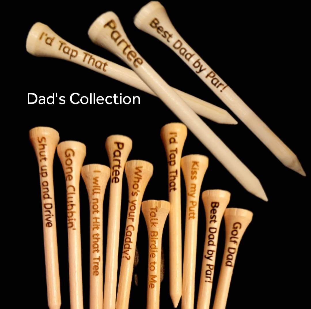 Personalized Golf Tees Father's Day Golf Tee Gifts for Etsy
