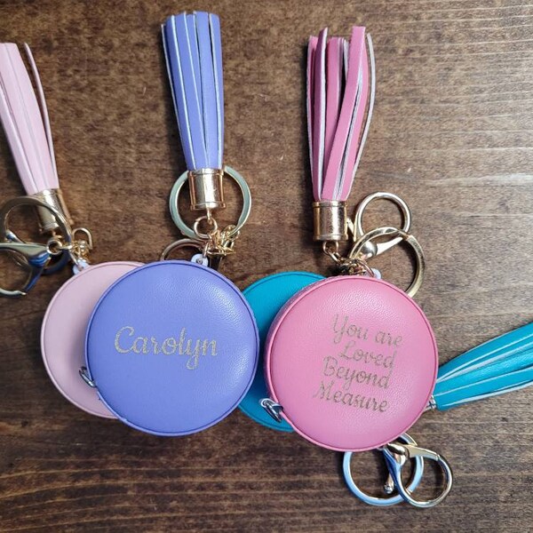 Measure Tape Keychain Etsy