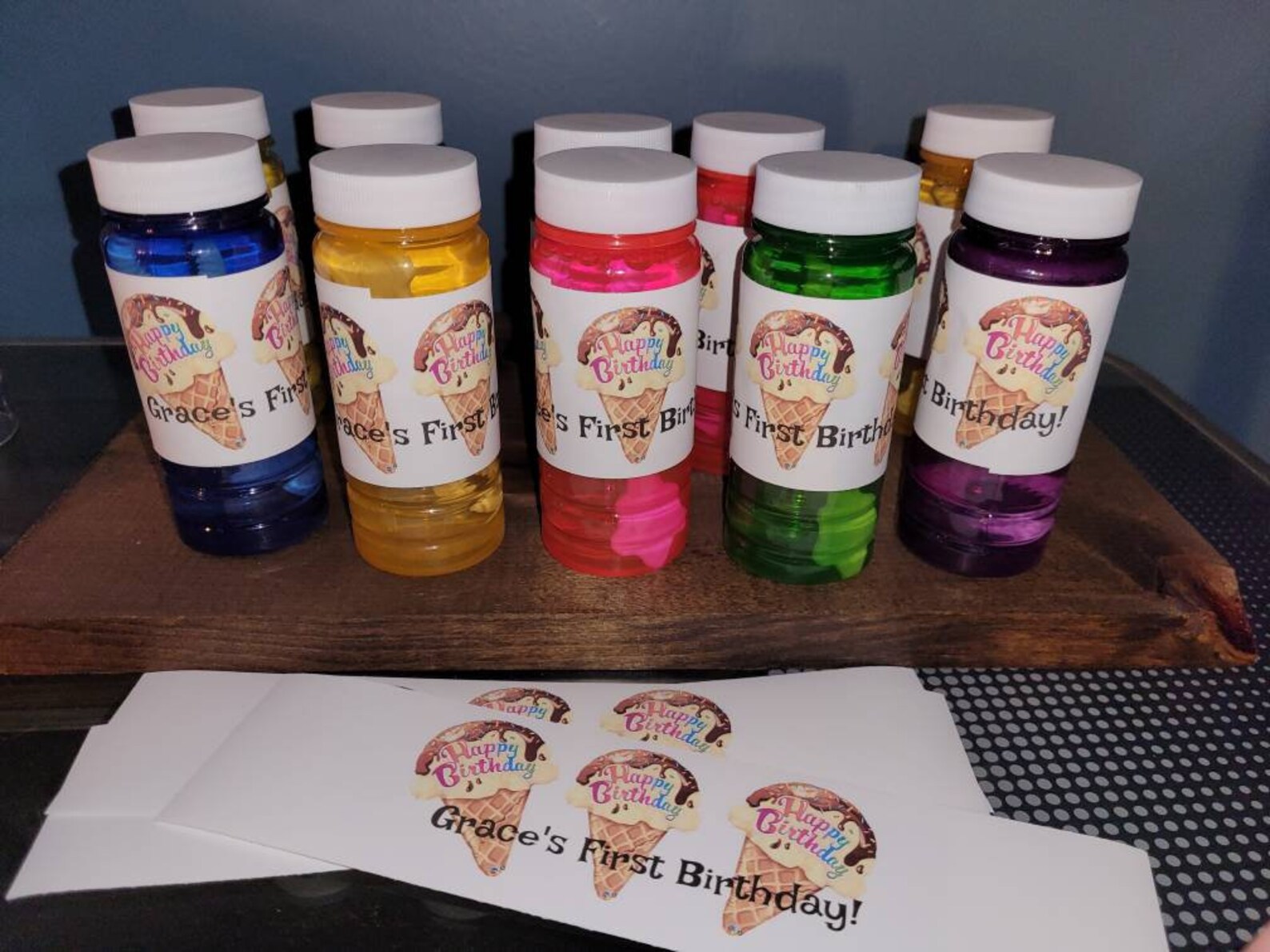 Birthday Party Favors Bubbles Birthday Bubbles Personalized Etsy