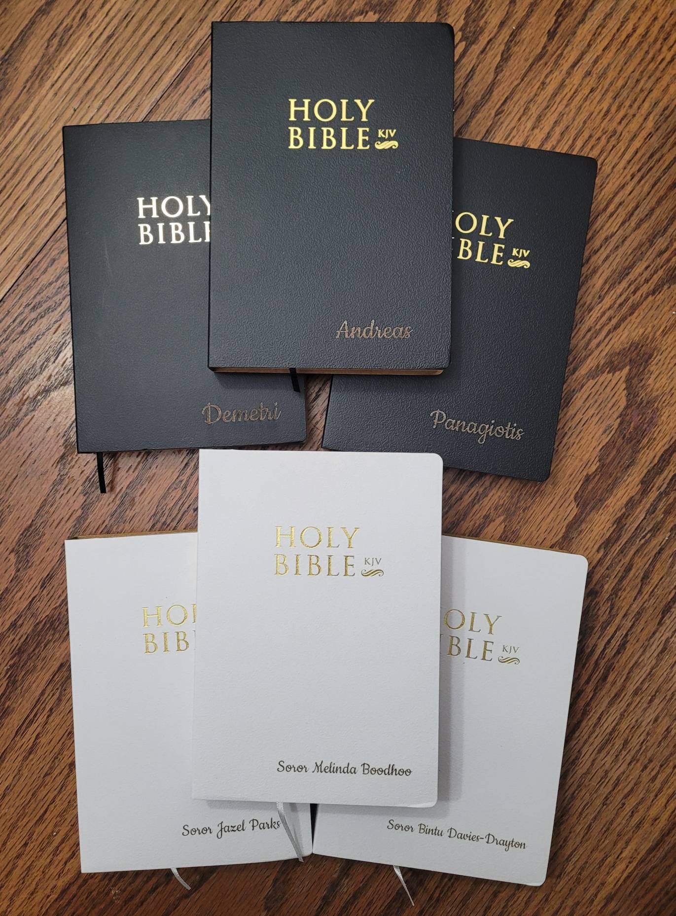 Kjv Bible With Name Engraved Etsy