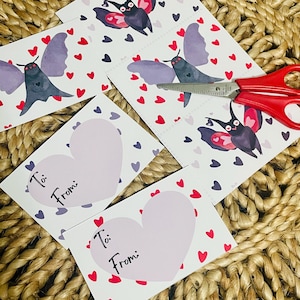 Mothman Valentines: Printable Cryptid Cards (Digital Download)