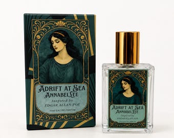 Adrift at Sea Annabel Lee Edgar Allan Poe Themed Perfume Collection 50ml Fragrance
