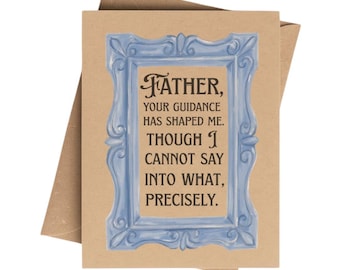 Witty Father's Day Card for Dad’s with a sense of Humor