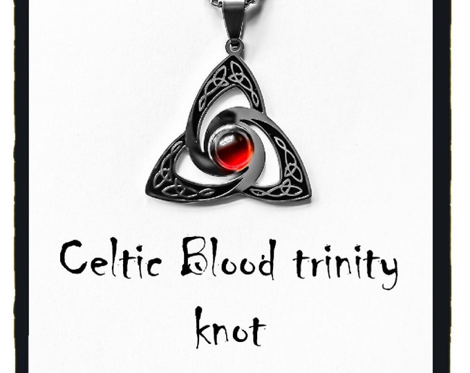 Celtic blood trinity Knot pendant