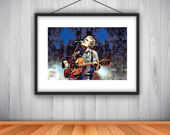 Glen Hansard art print (choice of 3 finishes)