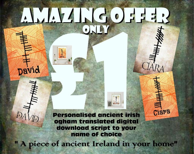 1 pound ogham offer