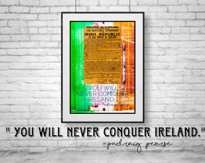 You will Never Conquer Ireland. (Print)