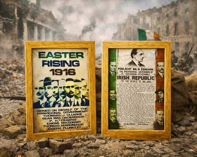 1916 framed print set ( can be purchased separately )