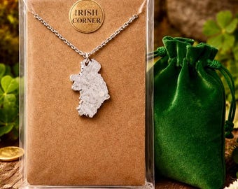 Irland Halskette aus Silber - Elegantes Irisches Schmuck Geschenk