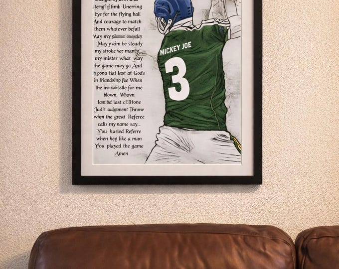 A Camogie/Hurlers Prayer Personalised.