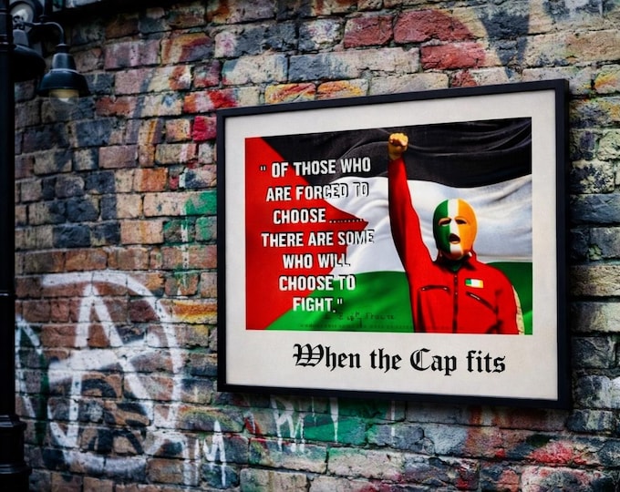 When the Cap Fits – Irish Art Print | Irish Statement Wall Art | Irish Pride Poster