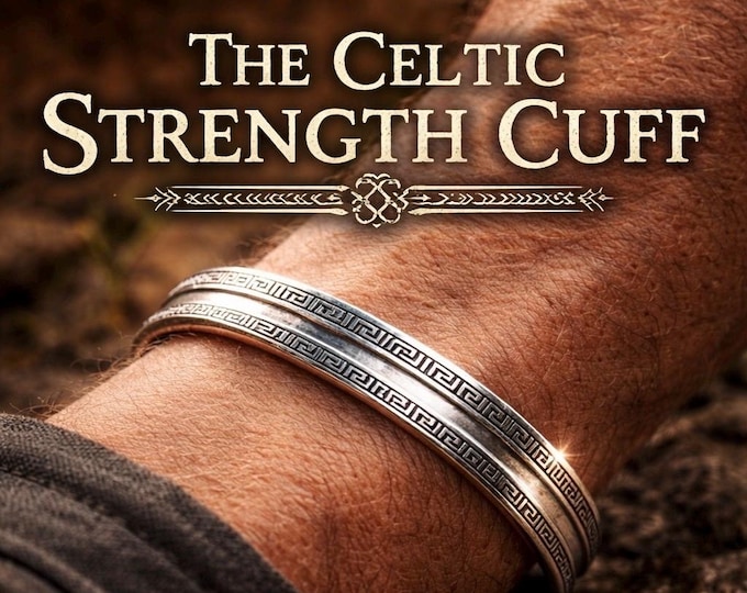 The Celtic Strength Cuff – Sterling Silver Bracelet