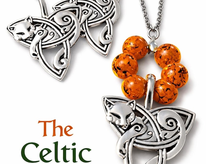 The Celtic Fox – An Sionnach Ceilteach Necklace | Irish Fox Pendant | Celtic Knot Jewellery | Irish Heritage Gift for Her