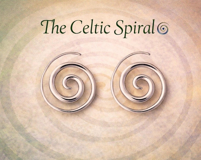 The Spiral of Éire Earrings | Celtic Spiral Jewellery