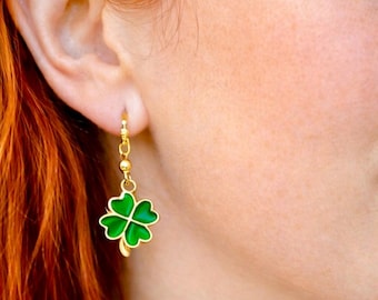 Éire Lucky Clover Earrings - Irish Jewellery