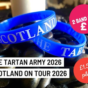 Scotland World Cup 2026 Silicone 2 Band Set. - Etsy
