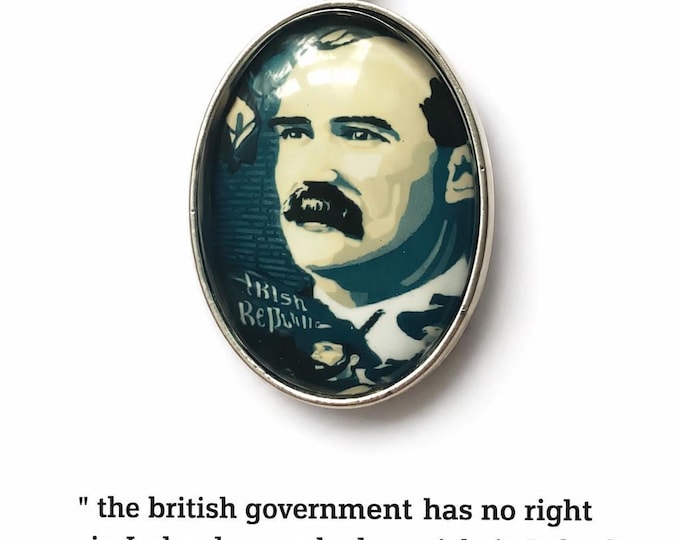 James Connolly 1916 Pendant – 110th Anniversary Easter Rising Necklace Irish History Gift