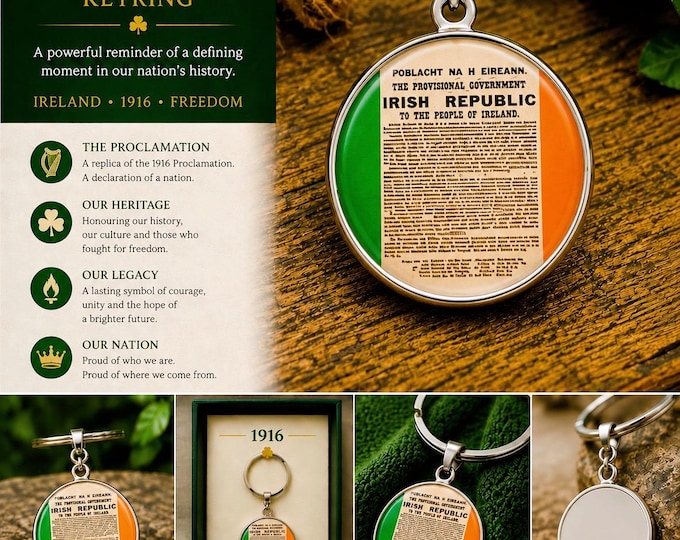 Irish Heritage Keyrings – Choose Your Symbol of Ireland
