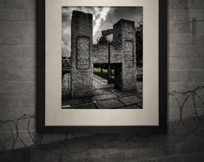 H-Block Memorial Print | Irish Hunger Strike Tribute - Wall Art
