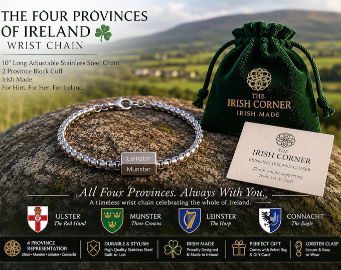 The Four provinces of Ireland wrist chain