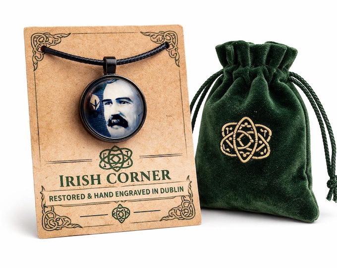 James Connolly 1916 Pendant – 110th Anniversary Easter Rising Necklace Irish History Gift