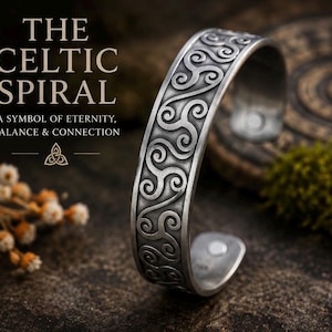 Bracelet Triskèle Celtique en Acier | Bracelet Triskèle Irlandais