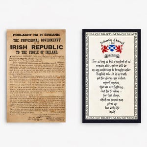 Declaration of Arbroath & Easter Proclamation - A4 Print Set