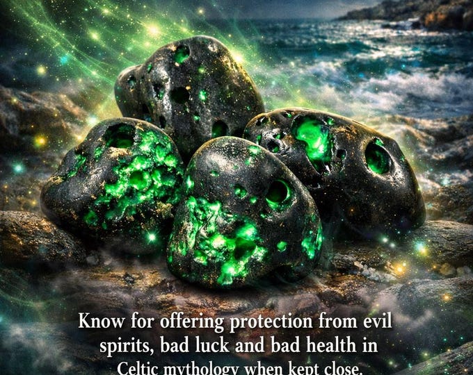 Irish Hag Stone - Coastal Protection Amulet