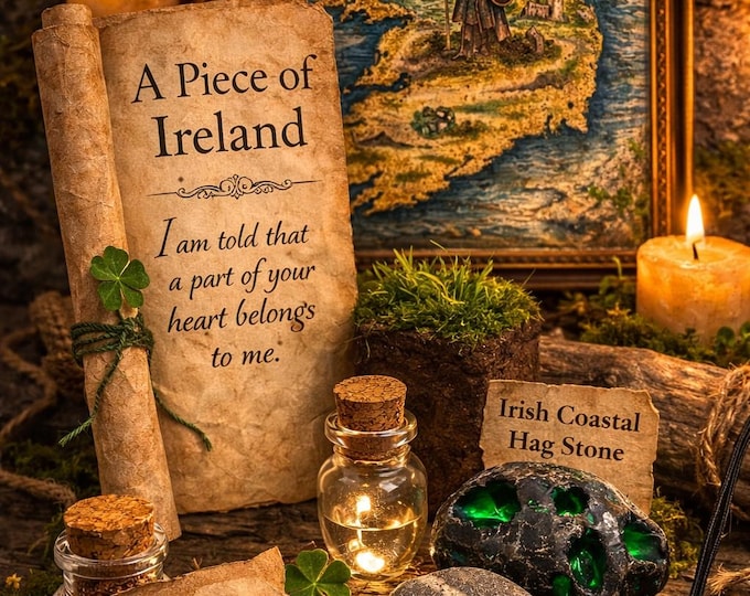 Fragments of Ireland. Heritage keep safe gift box. If you can't come to Ireland, she can come to you….