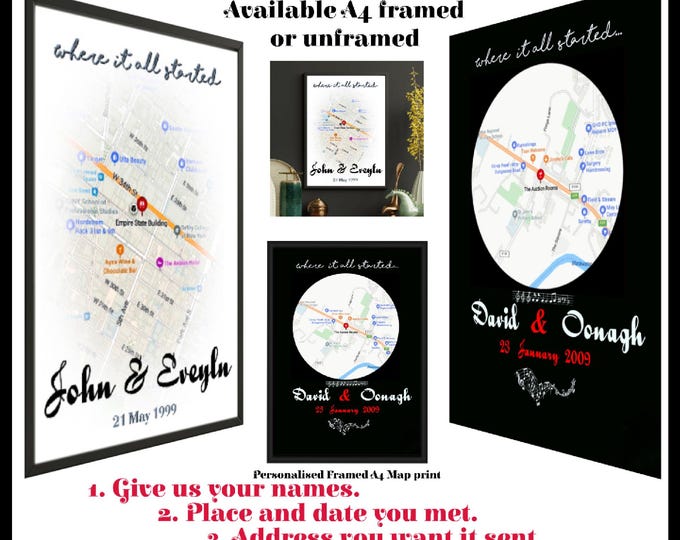 Where it all started couples print