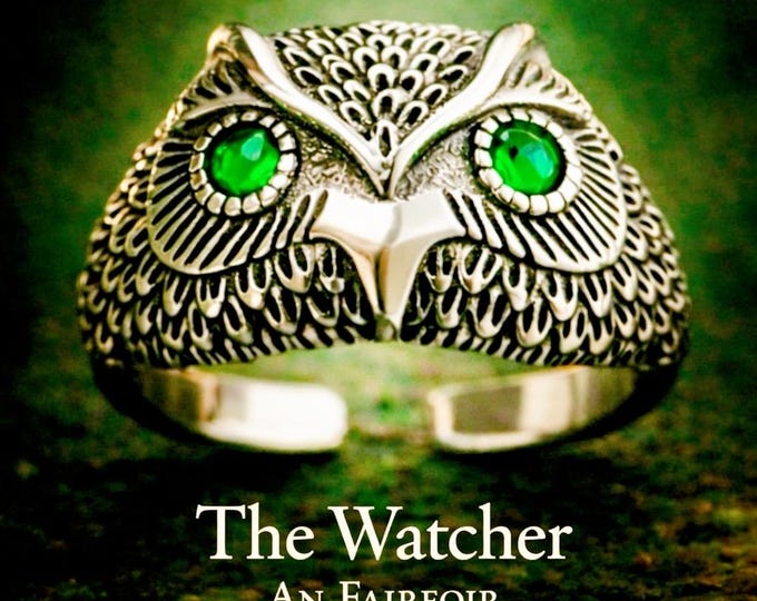 Guardian Owl Ring - Silver Wisdom Ring