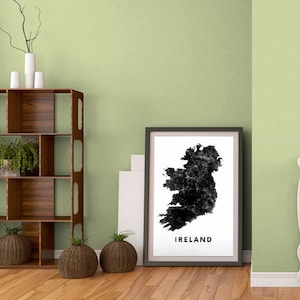 Ireland in Black and White print.