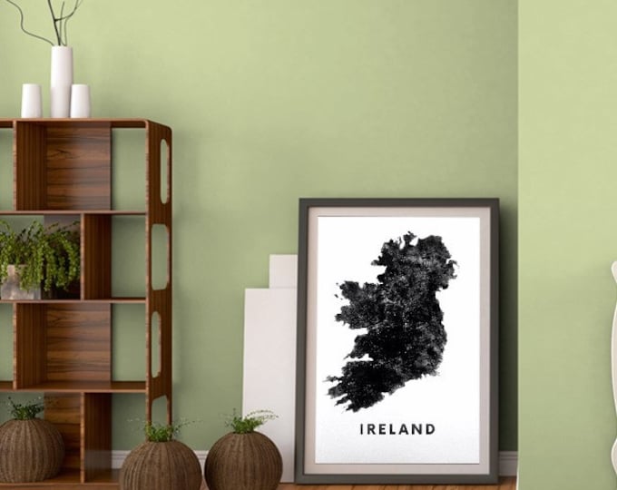 Ireland in Black and White print.